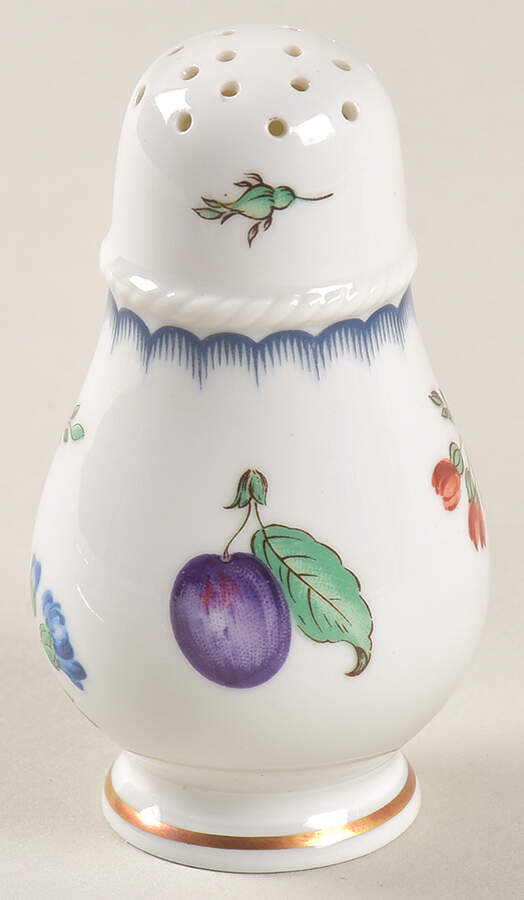 Italian Fruits (Antico Doccia) Pepper Shaker by Ginori 1735-1