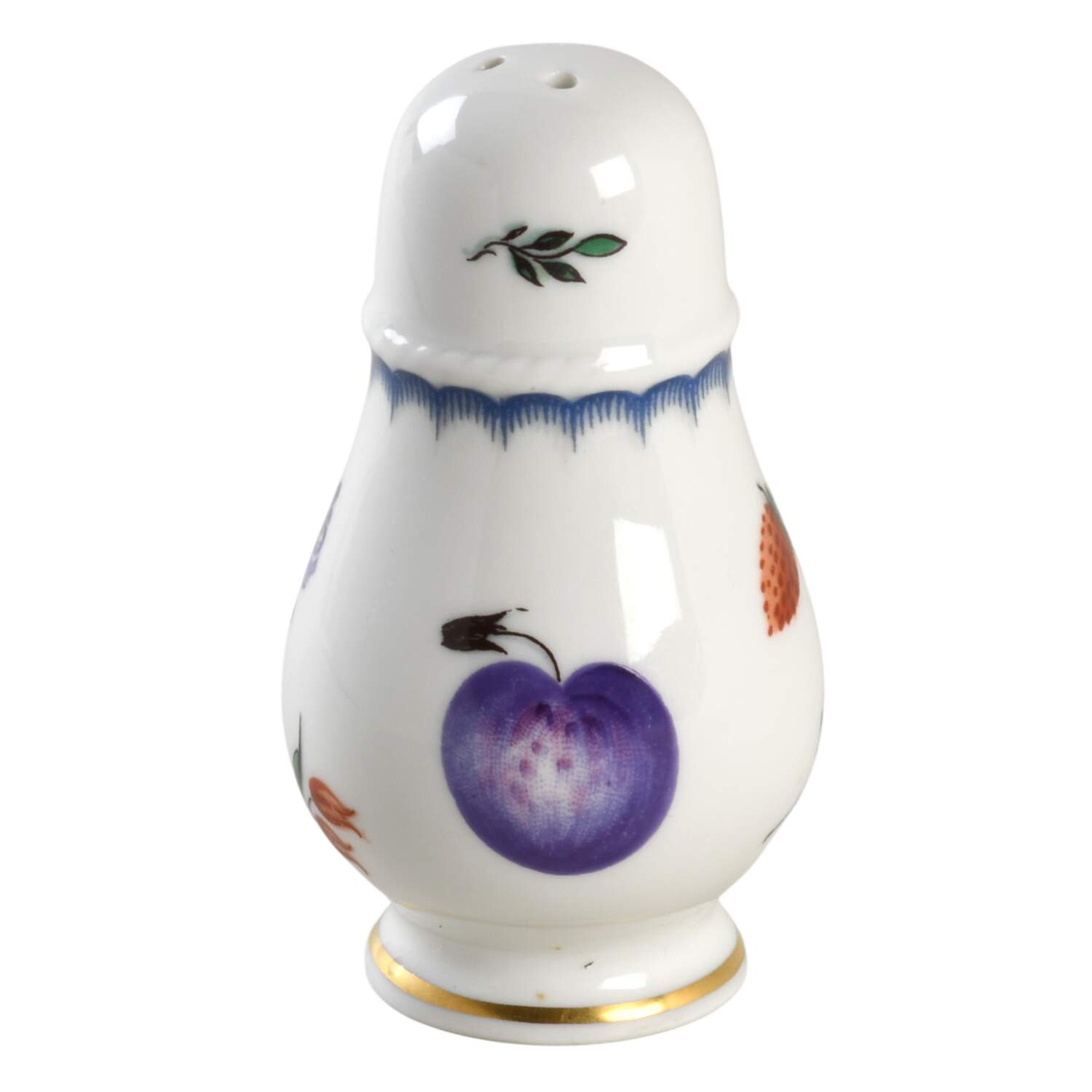 Italian Fruits (Antico Doccia) Salt Shaker by Ginori 1735-1