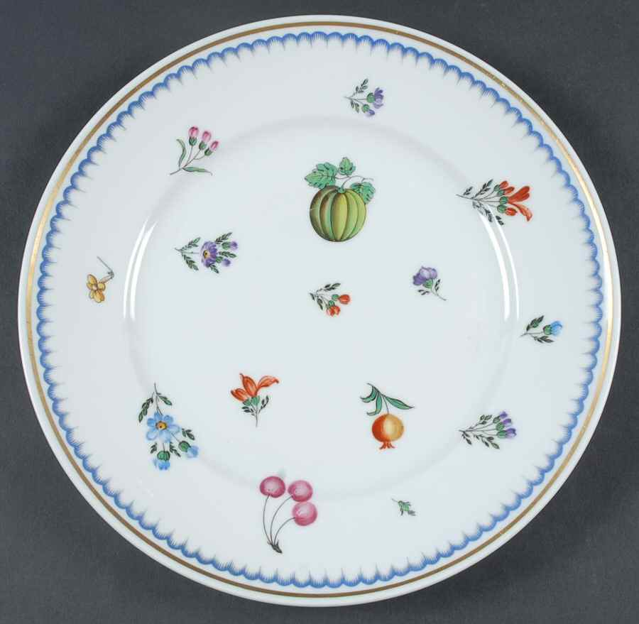 Italian Fruit (Impero) Dinner Plate by Ginori 1735-1