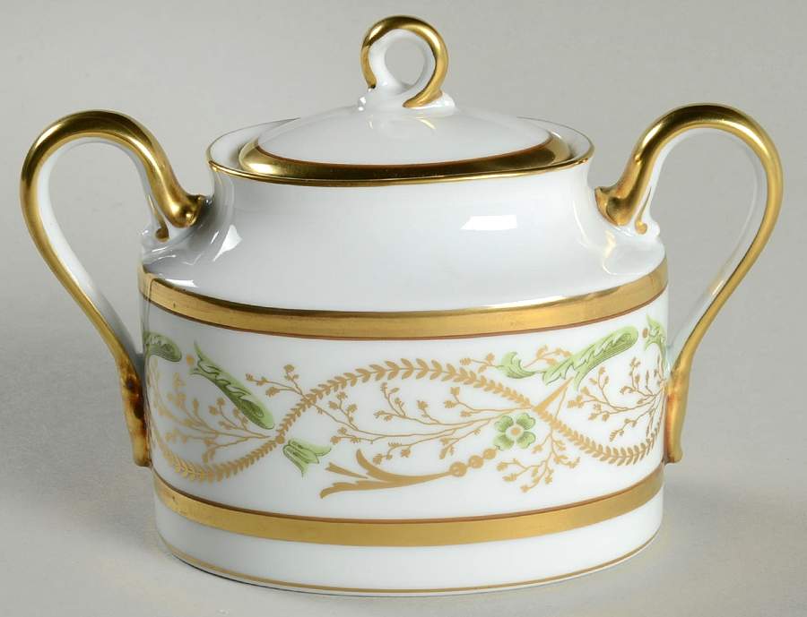 La Scala Sugar Bowl & Lid by Ginori 1735-1