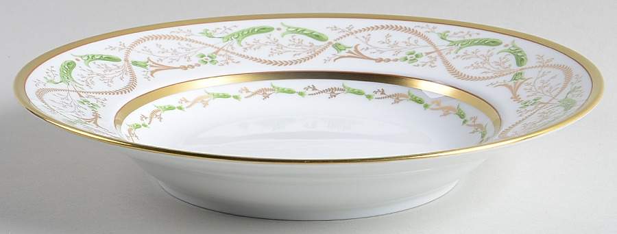 La Scala Large Rim Soup Bowl by Ginori 1735-1
