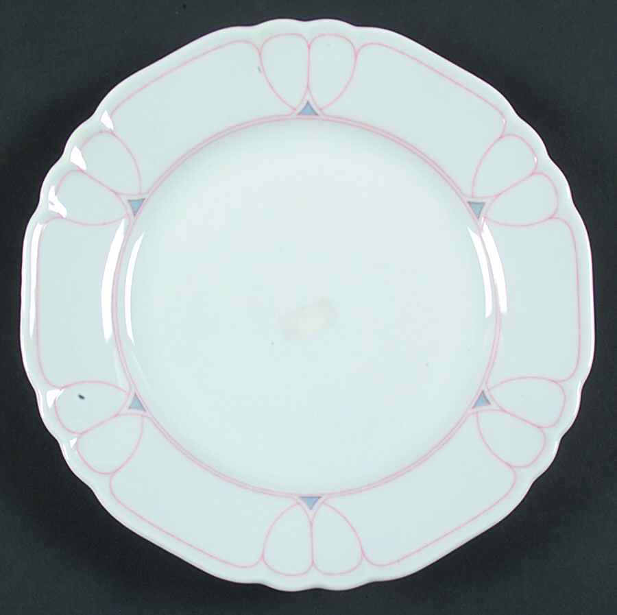 Liberty Coral Salad Plate by Ginori 1735-1