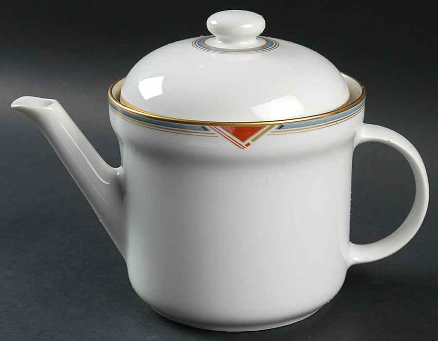 Orchestra Teapot & Lid by Ginori 1735-1