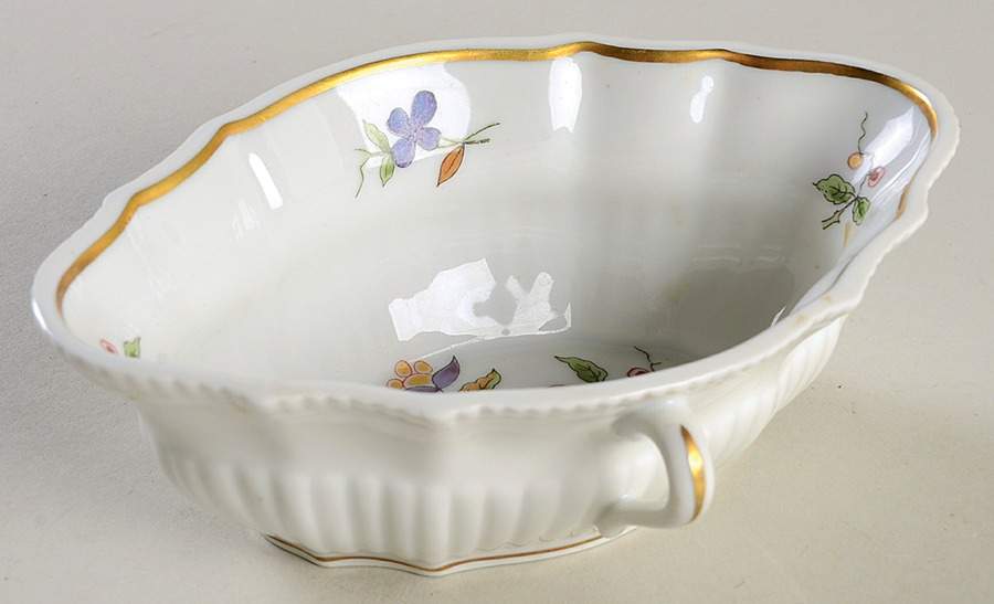 Oriente Open Sauce Boat by Ginori 1735-1