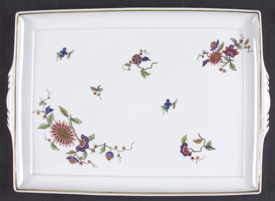Oriente Rectangular Tray by Ginori 1735-1