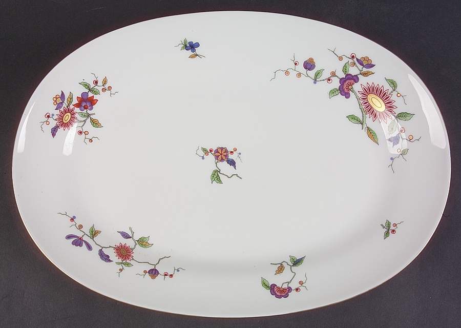 Oriente 14" Oval Serving Platter by Ginori 1735-1