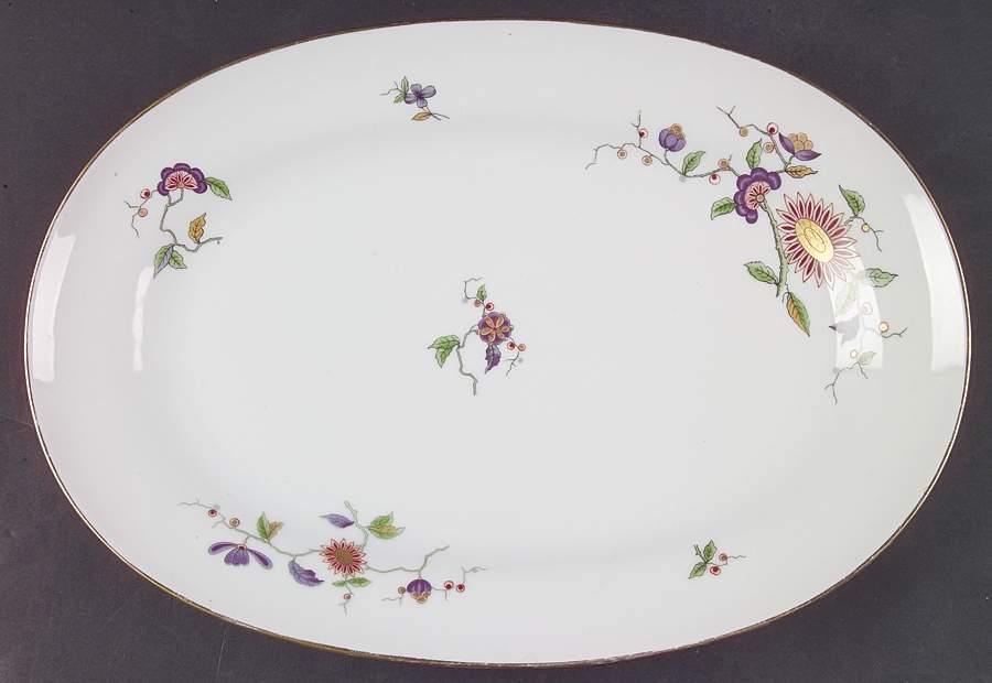 Oriente 13" Oval Serving Platter by Ginori 1735-1