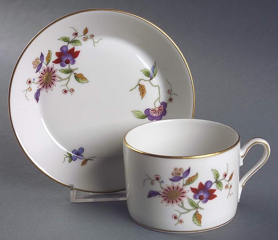 Oriente Flat Cup & Saucer Set by Ginori 1735-1