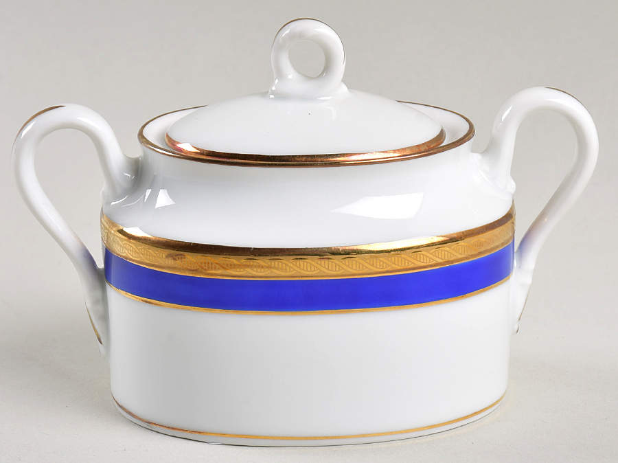 Palermo Blue Mini Sugar Bowl & Lid by Ginori 1735-1