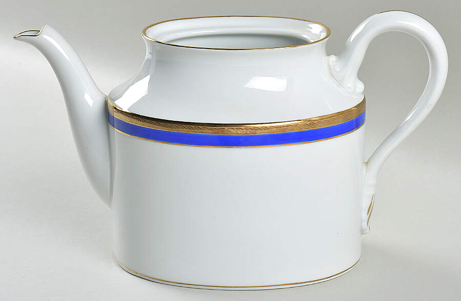 Palermo Blue Teapot No Lid by Ginori 1735-1