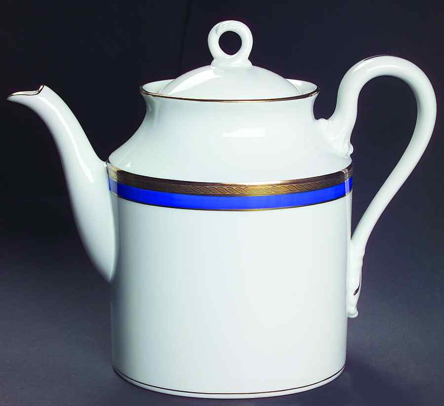 Palermo Blue Coffee Pot & Lid by Ginori 1735-1