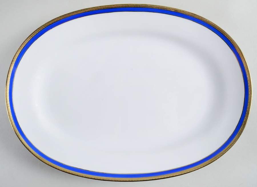 Palermo Blue 15" Oval Serving Platter by Ginori 1735-1