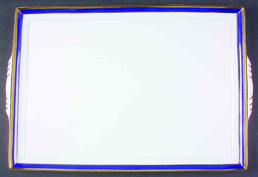 Palermo Blue 16'' Rectangular Tray by Ginori 1735-1