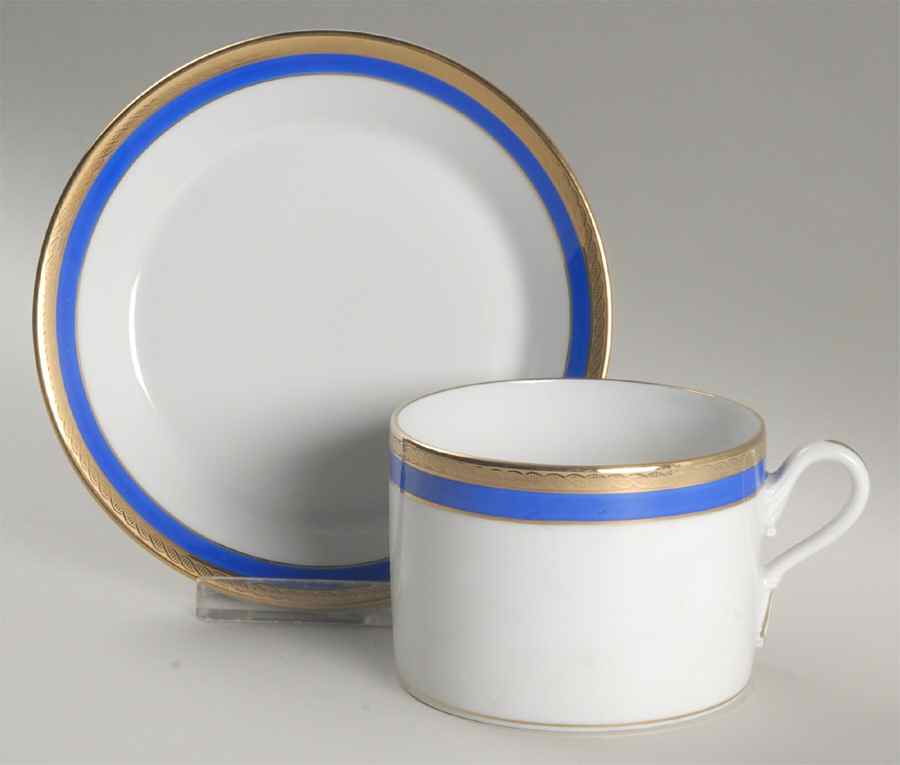 Palermo Blue Breakfast Cup & Saucer Set by Ginori 1735-1