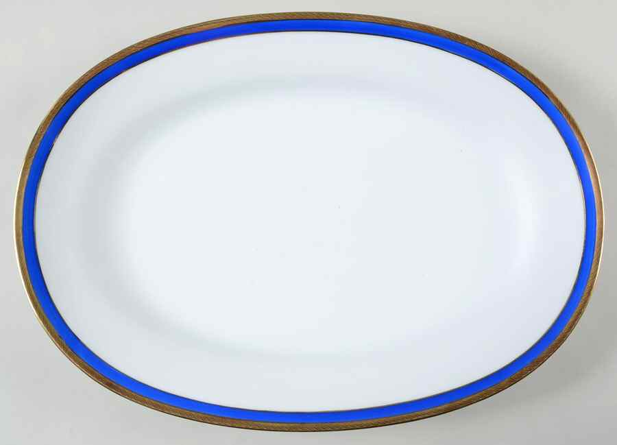Palermo Blue 15" Oval Serving Platter by Ginori 1735-1
