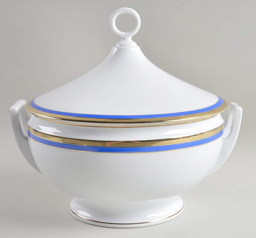 Palermo Blue Tureen &  Lid by Ginori 1735-1