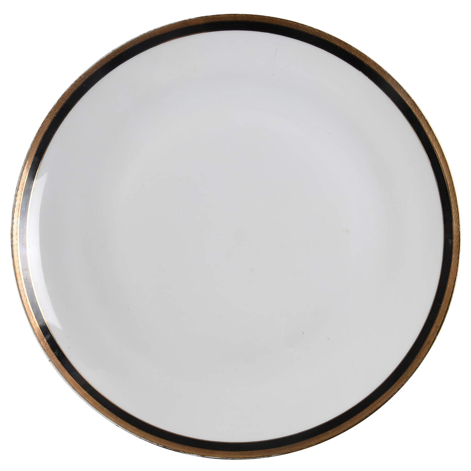 Palermo Black 13" Chop Plate (Round Platter) by Ginori 1735-1