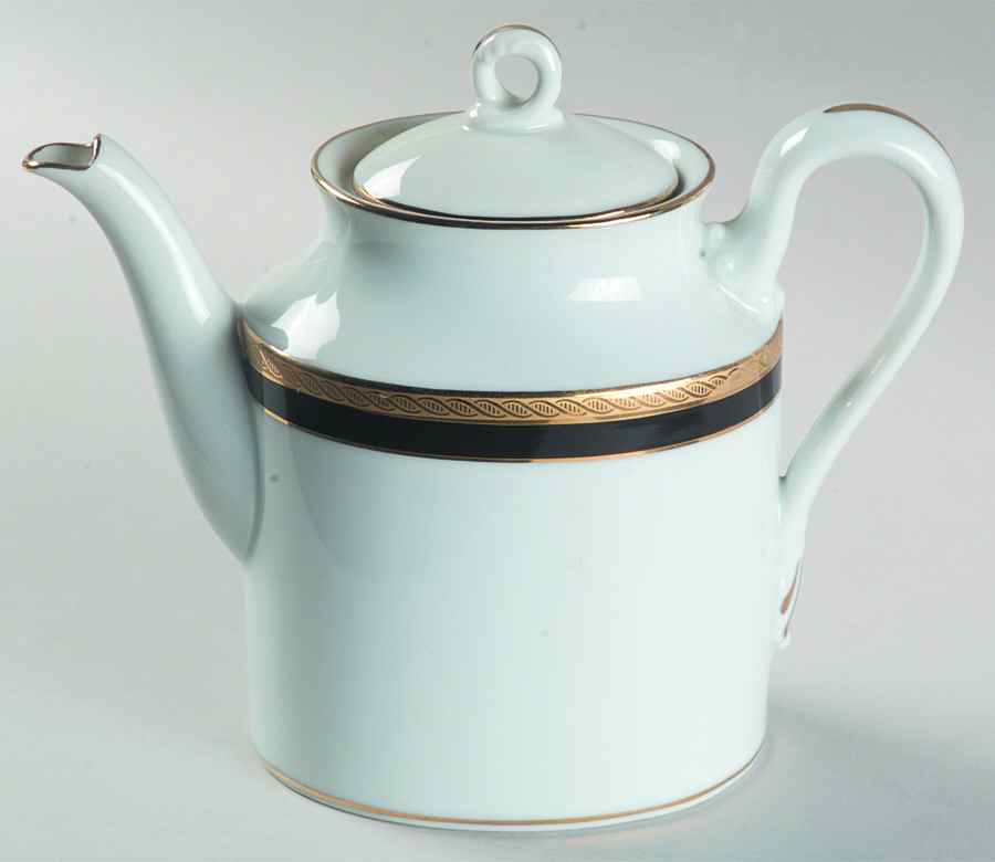 Palermo Black Mini Coffee Pot & Lid by Ginori 1735-1