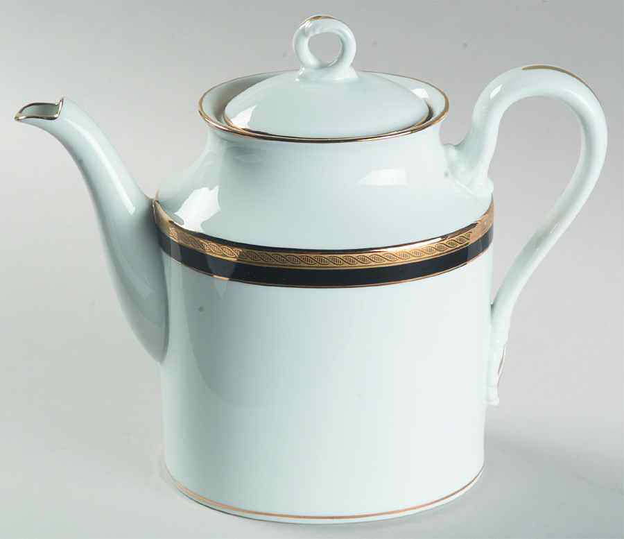 Palermo Black Small Coffee Pot & Lid by Ginori 1735-1