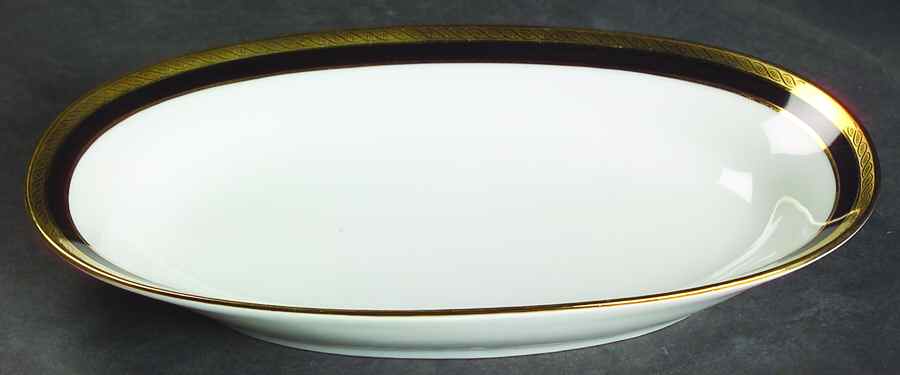 Palermo Black Pickle Dish by Ginori 1735-1