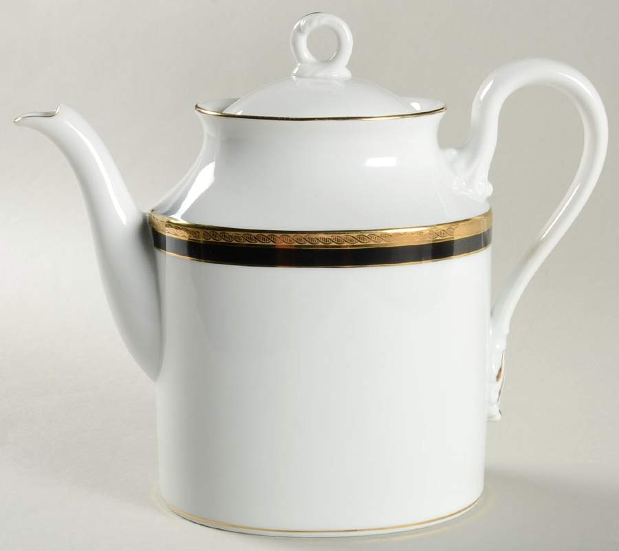 Palermo Black Coffee Pot & Lid by Ginori 1735-1