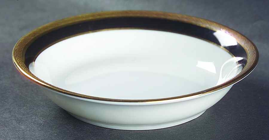 Palermo Black Fruit/Dessert (Sauce) Bowl by Ginori 1735-1