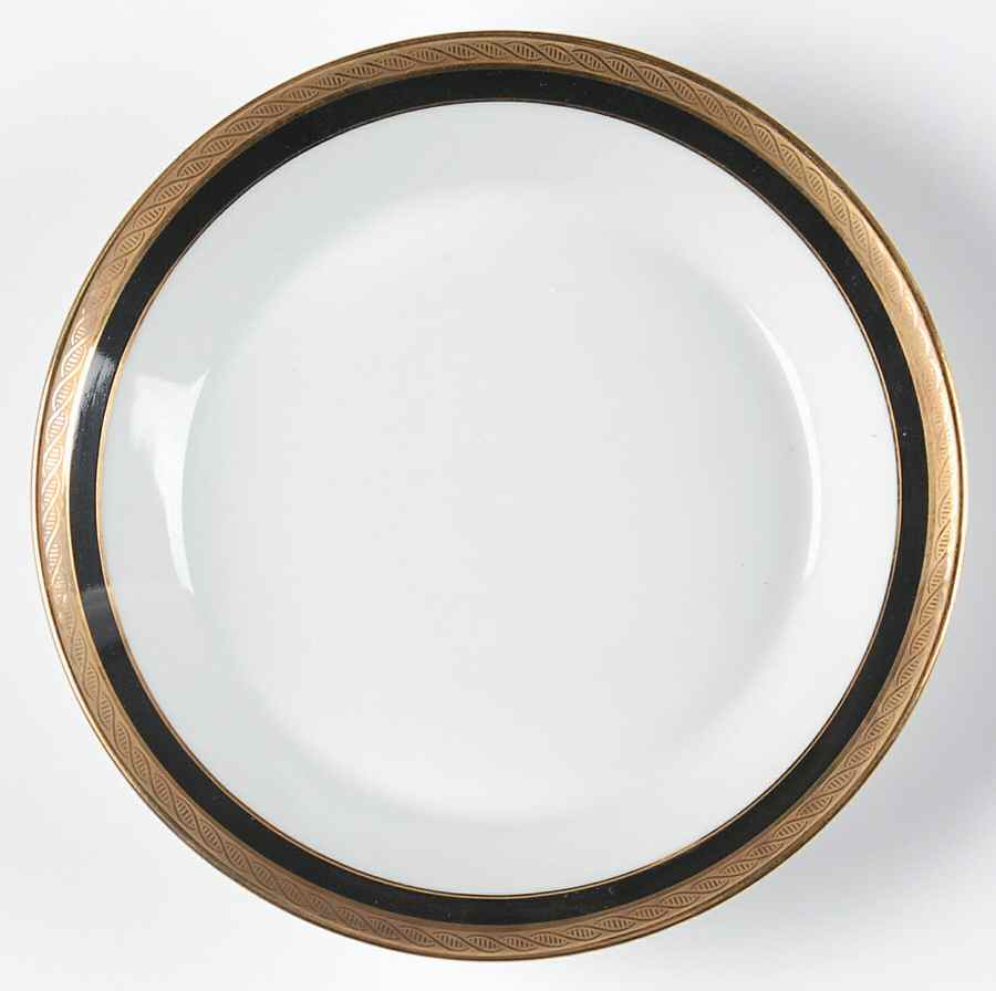 Palermo Black Saucer by Ginori 1735-1