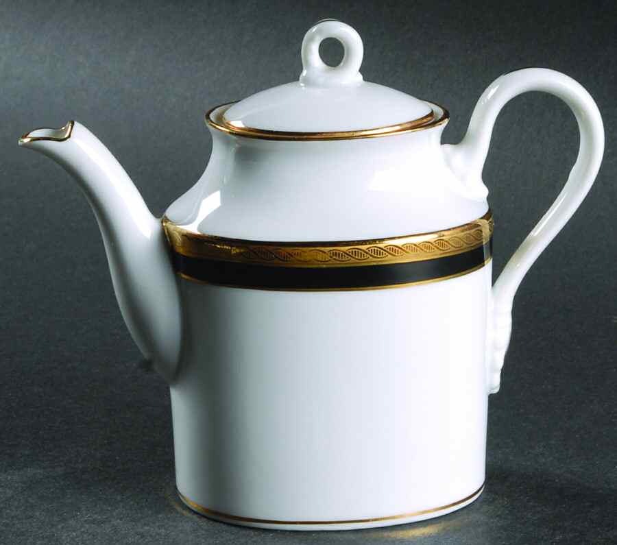 Palermo Black Individual Coffee Pot & Lid by Ginori 1735-1