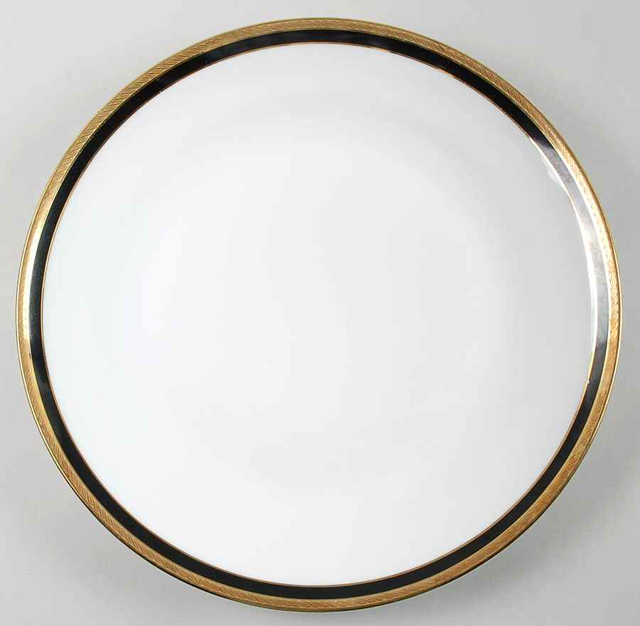 Palermo Black 12" Chop Plate (Round Platter) by Ginori 1735-1