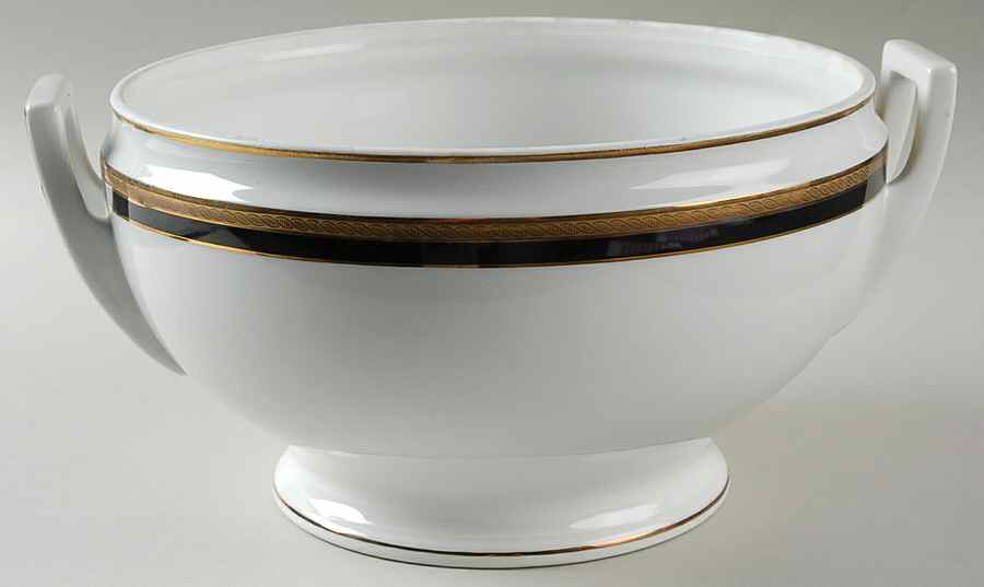 Palermo Black Tureen No Lid by Ginori 1735-1