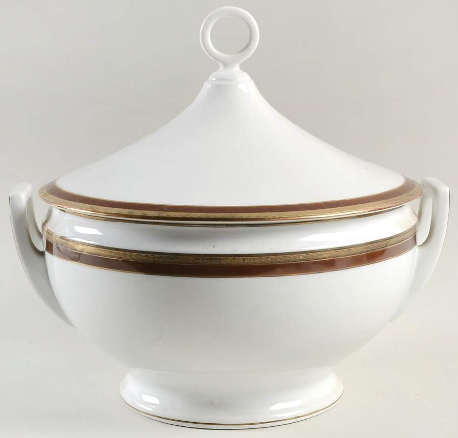 Palermo Brown Tureen &  Lid by Ginori 1735-1