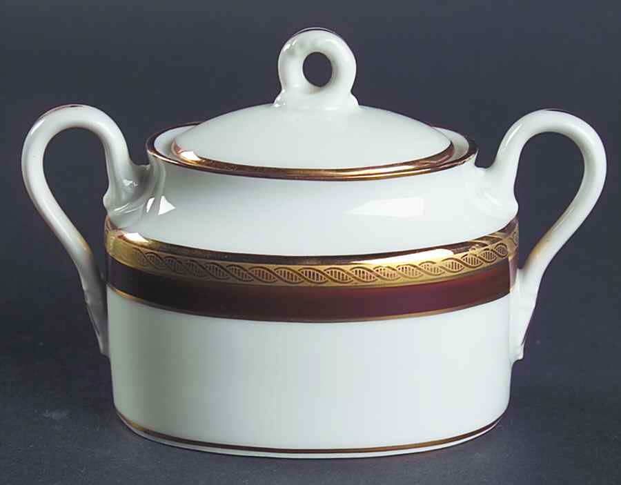 Palermo Brown Sugar Bowl & Lid by Ginori 1735-1
