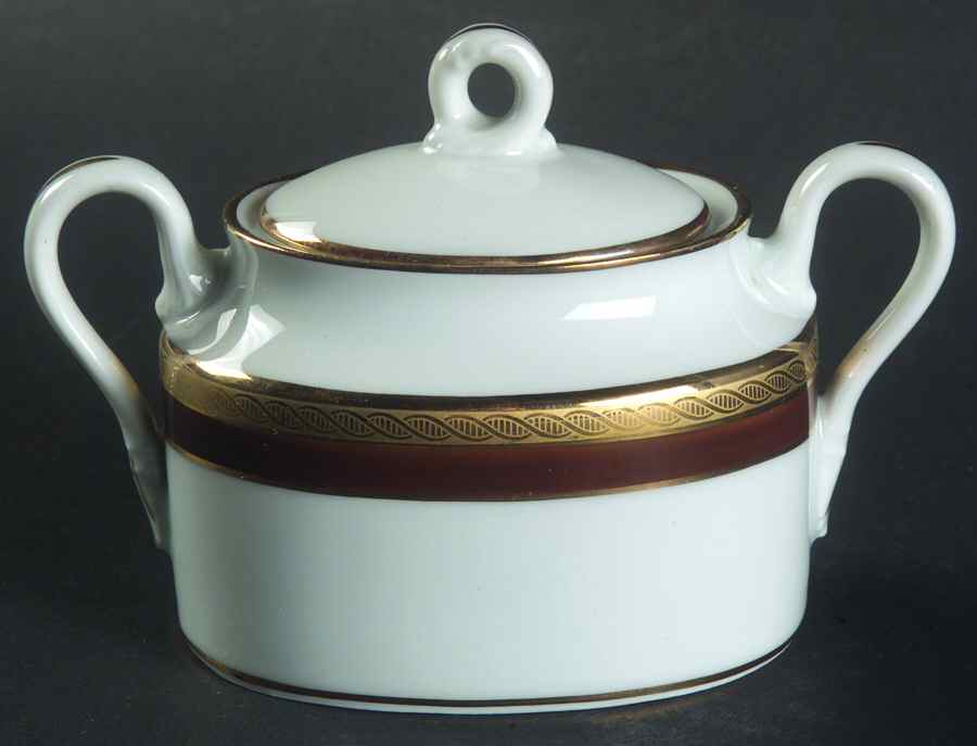 Palermo Brown Mini Sugar Bowl & Lid by Ginori 1735-1
