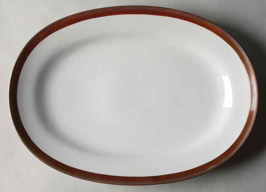 Palermo Brown 15" Oval Serving Platter by Ginori 1735-1