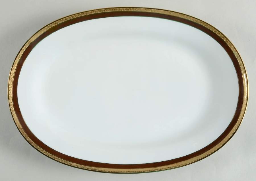 Palermo Brown 13" Oval Serving Platter by Ginori 1735-1