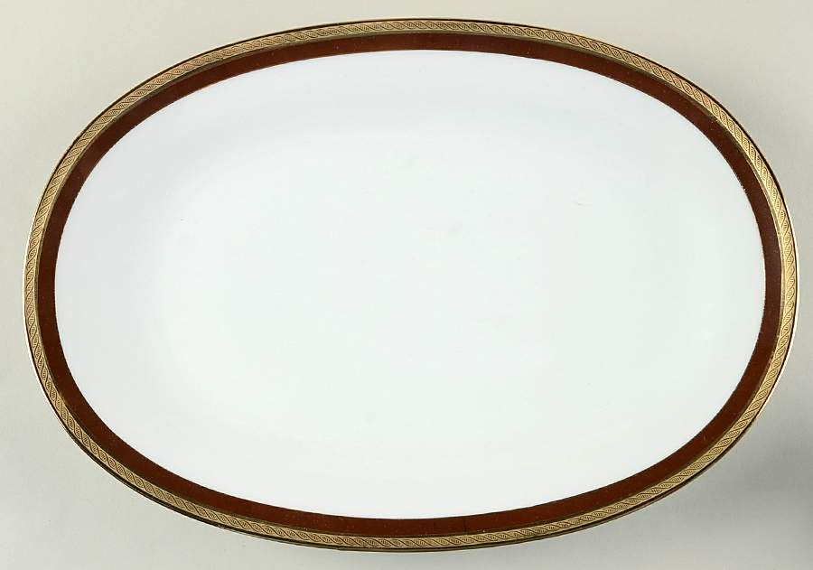 Palermo Brown 12" Oval Serving Platter by Ginori 1735-1