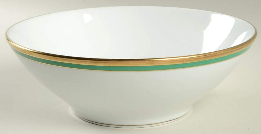 Palermo Green 10" Large Salad Serving Bowl by Ginori 1735-1