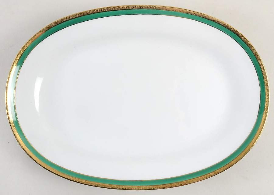 Palermo Green 13" Oval Serving Platter by Ginori 1735-1