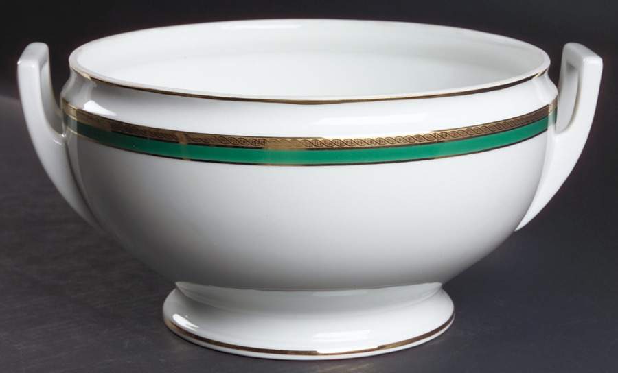 Palermo Green Tureen No Lid by Ginori 1735-1
