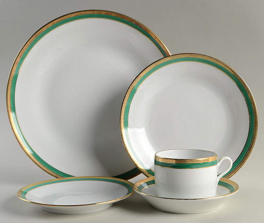 Palermo Green 5 Piece Place Setting by Ginori 1735-1