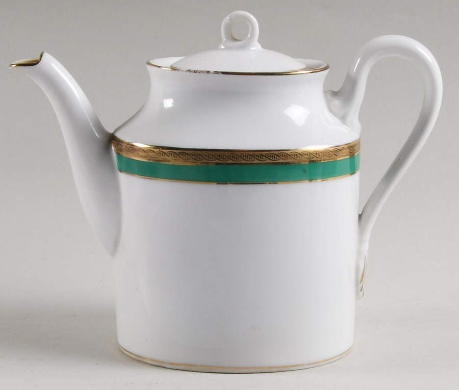 Palermo Green Mini Coffee Pot & Lid by Ginori 1735-1