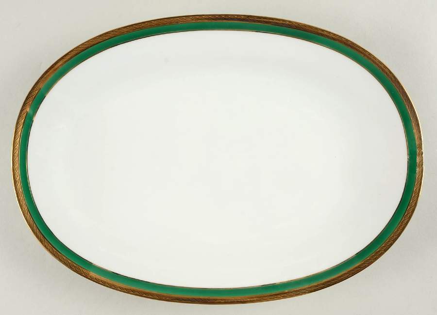 Palermo Green 12" Oval Serving Platter by Ginori 1735-1