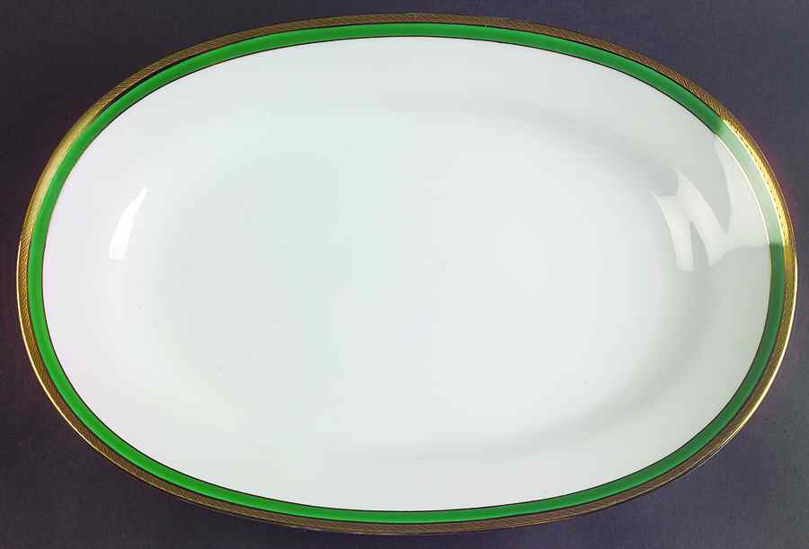 Palermo Green 15" Oval Serving Platter by Ginori 1735-1