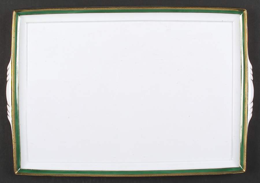 Palermo Green 16'' Rectangular Tray by Ginori 1735-1
