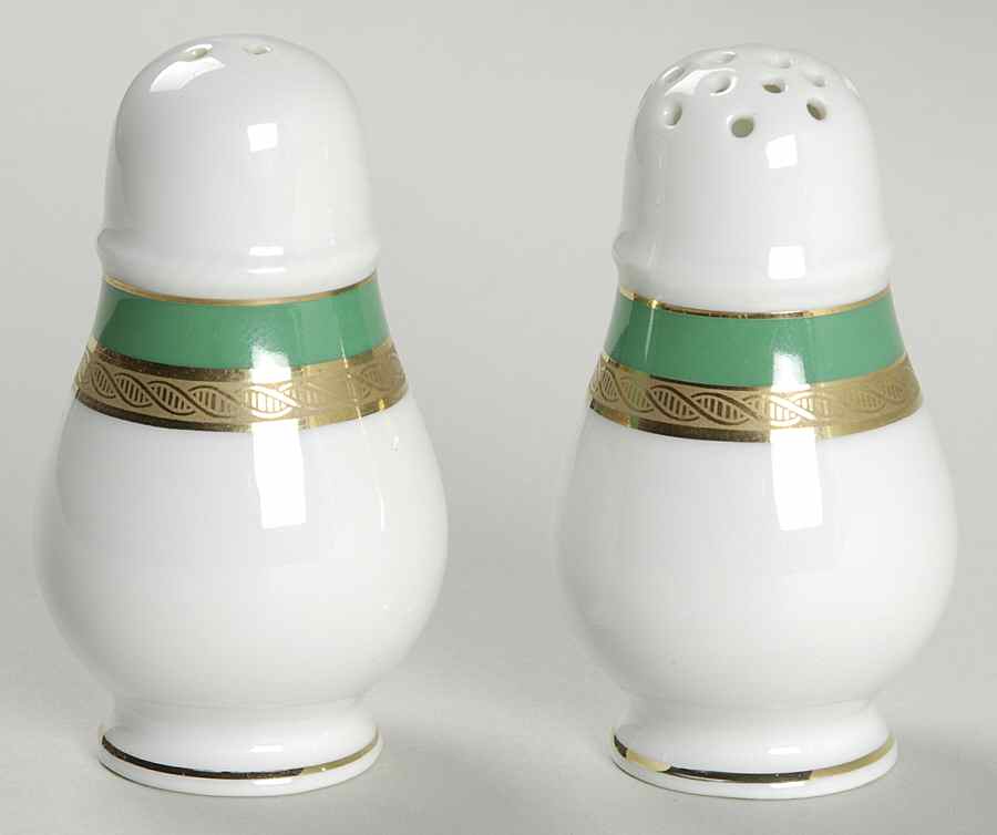 Palermo Green Salt & Pepper Set by Ginori 1735-1