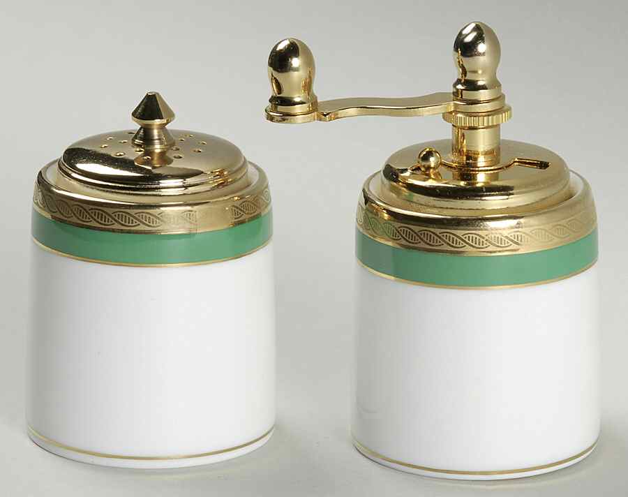 Palermo Green Salt Mill & Pepper Mill Set by Ginori 1735-1