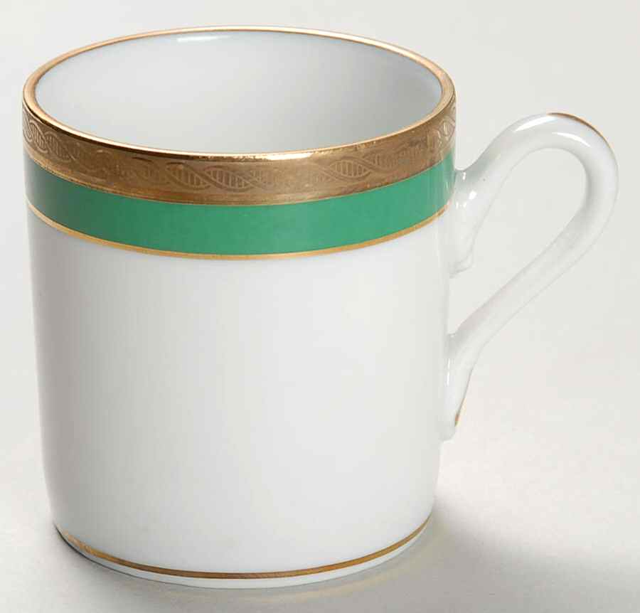 Palermo Green Flat Demitasse Cup by Ginori 1735-1