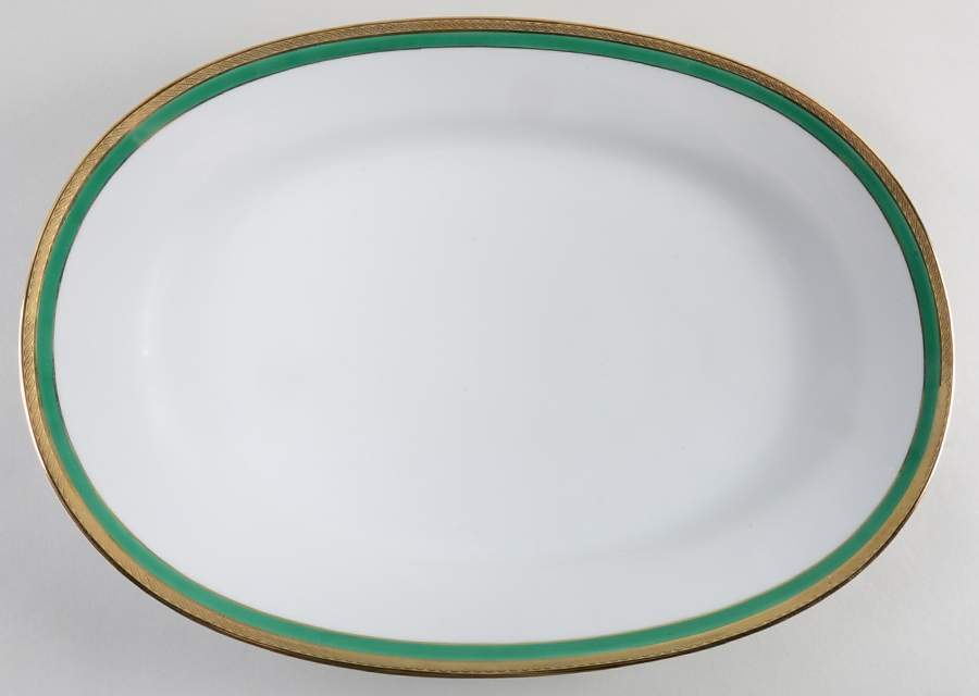 Palermo Green 15" Oval Serving Platter by Ginori 1735-1