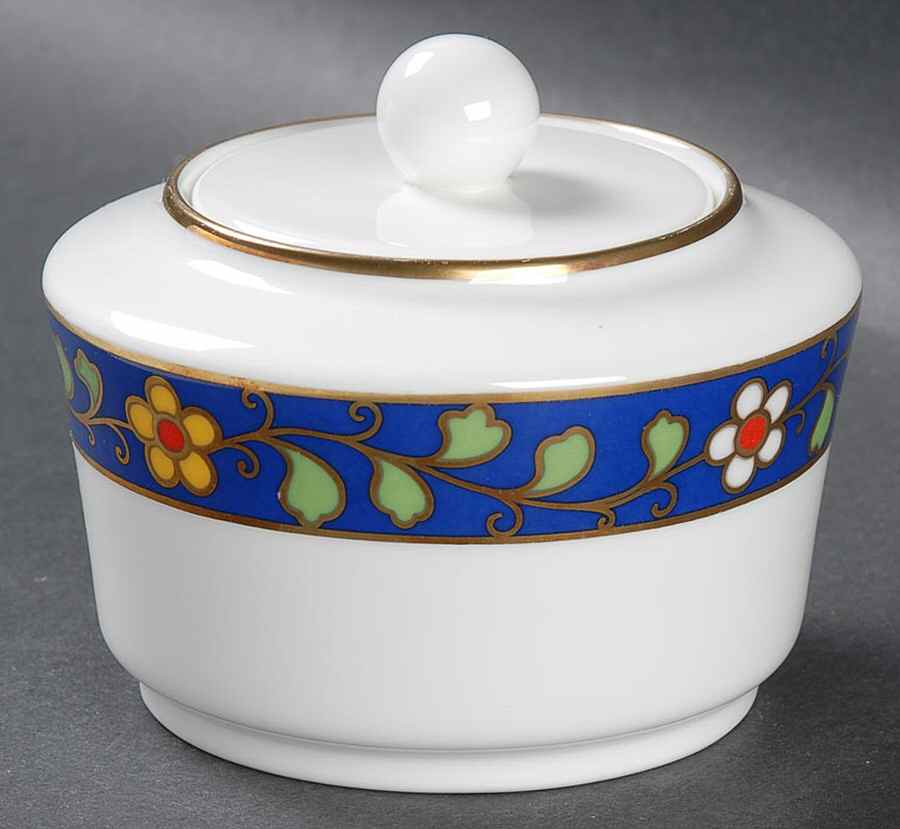 Pallanza Sugar Bowl & Lid by Ginori 1735-1