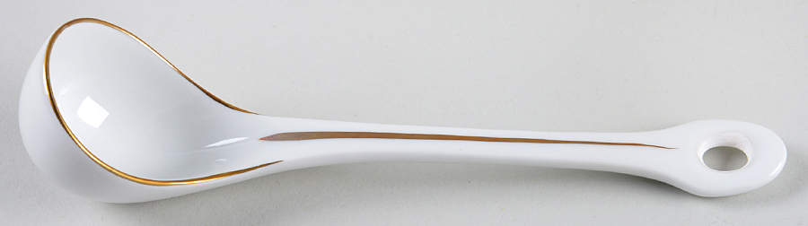Palermo Rust (Red) Gravy Ladle Solid Piece by Ginori 1735-1
